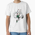 Retro 90s Mexican Soccer Cat by Ink & Void Co.