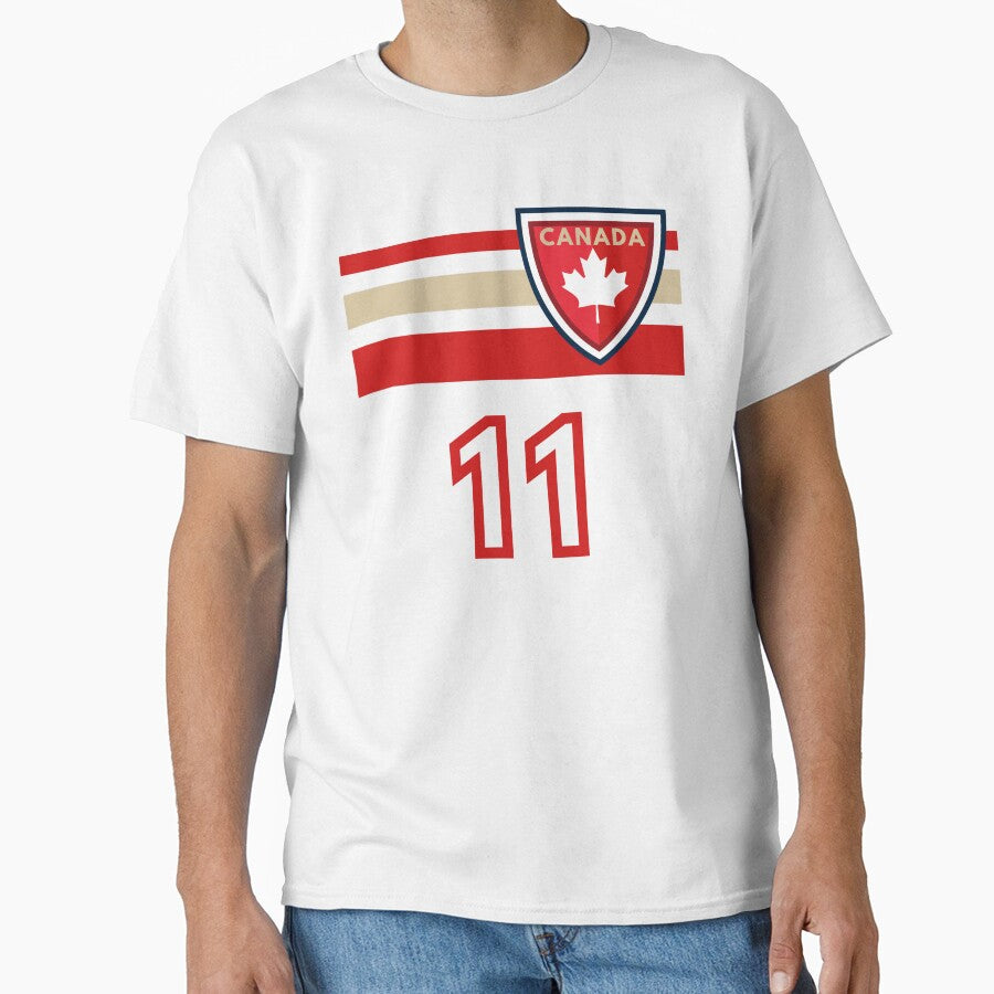 Copy of Canada Team Jersey-Retro Style-Canada Soccer Team-Tajon Buchanan-Canada Soccer -2022-CANMNT-CANWNT by SighFly52