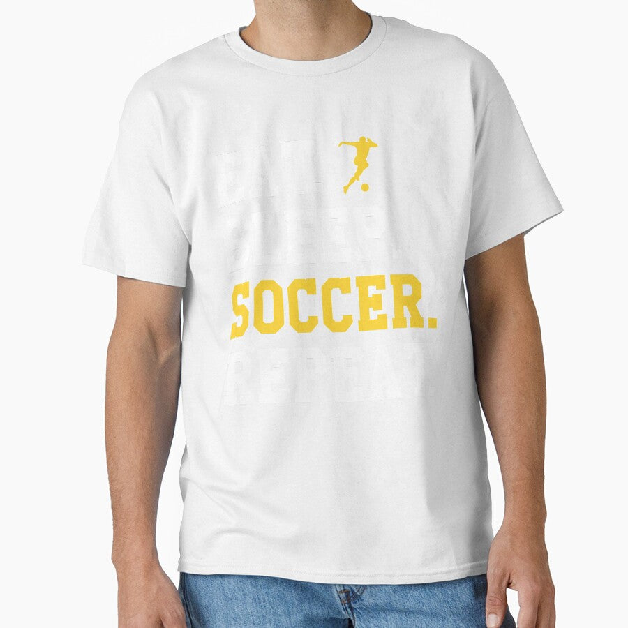 Eat Sleep Soccer Repeat - Funny Soccer Gift by Sutra-Lotus-Co