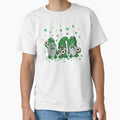 Best Couple St Patricks Day Themed Shirts Lucky Soccer Gnomes Shamrock T Shirt by tuanitus