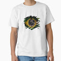 Brazil Flag & African Lion Picture by ockshirts
