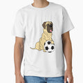 Funny English Mastiff Dog Playing Soccer by Nature's Fancy