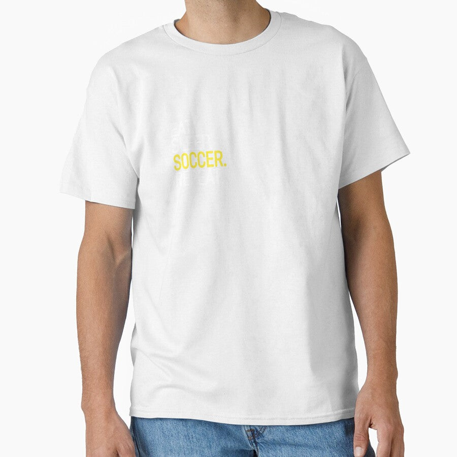 Eat. Sleep. Soccer. Repeat. by Strip Tees