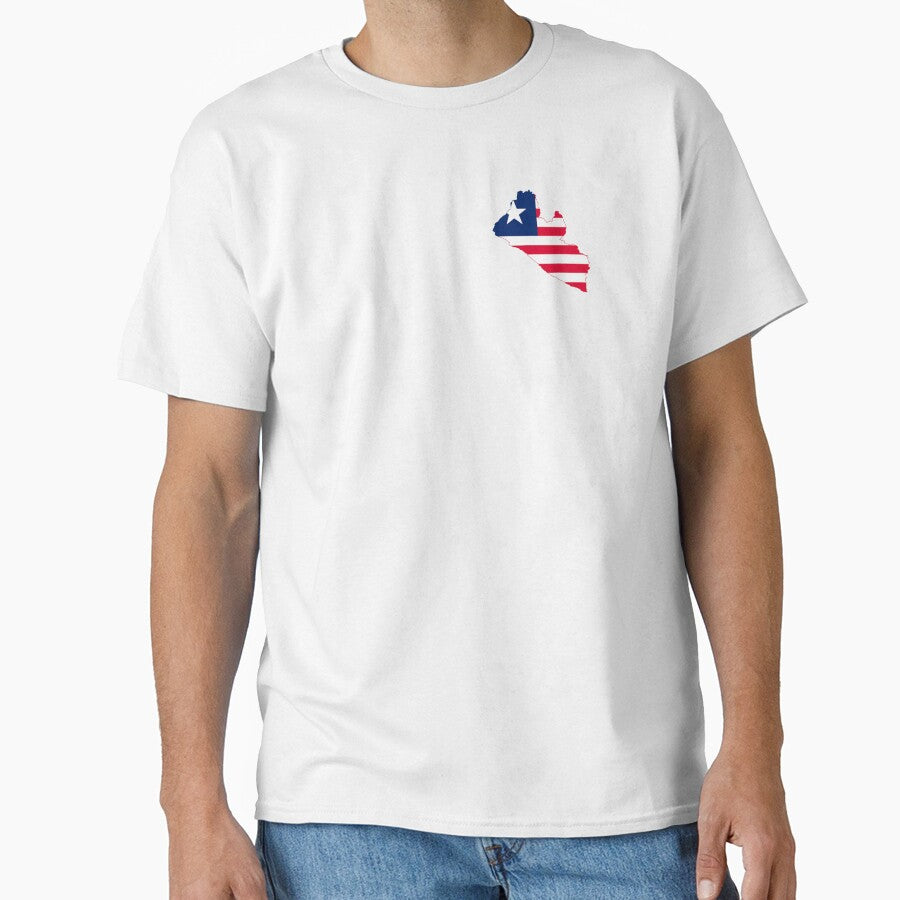 Flag Map of Liberia by DreamBrushy