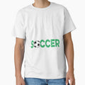 Eat Sleep Soccer Repeat Fnuuy Soccer Ball Sports Game by RylynKaub86
