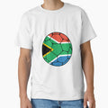 South Africa Flag Soccer Ball by ehgraphics15
