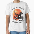 Orange Footbal Helmet: Make Football Great Again by Anastasiia Yurevych