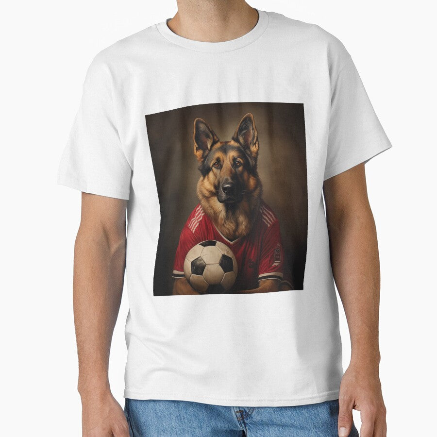 German Shepherd Football (Soccer) Player by Samuelsboro