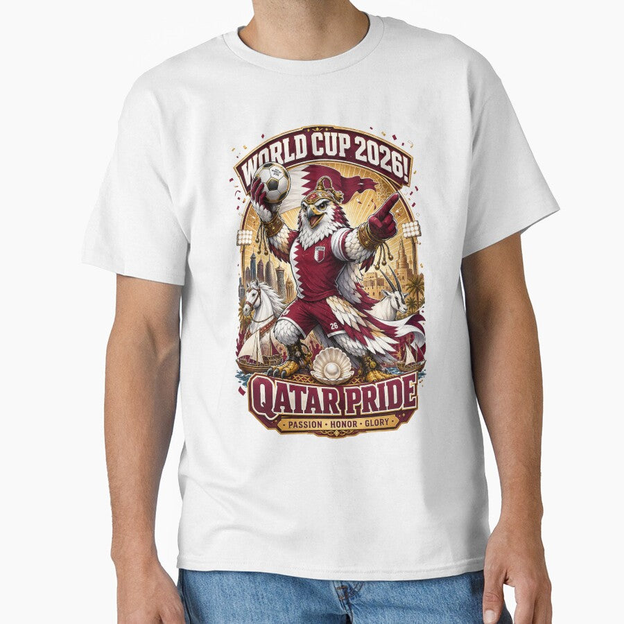 Qatar Pride Falcon World Cup 2026 by Retro Arabica