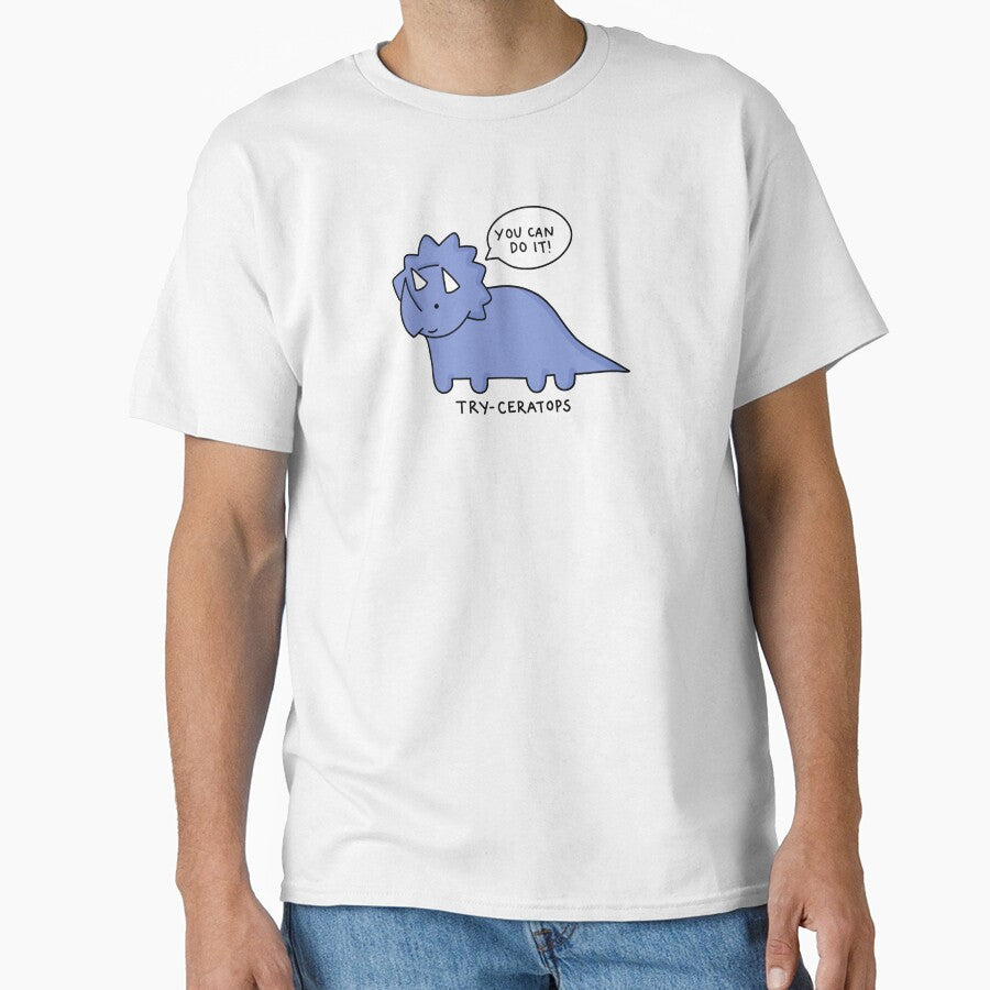 'try-ceratops' illustration by bloemsgallery