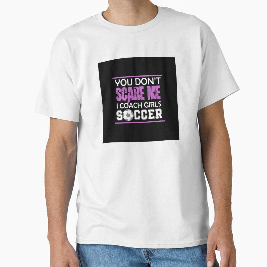 You Dont Scare Me I Coach Girls Soccer Funny Crazy Mom Life Hoodie PopSocket by hadleydesigns