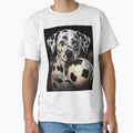Dalmatian Dog With Soccer Ball by sheprint
