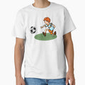 Cute boy playing football by Kajaniko