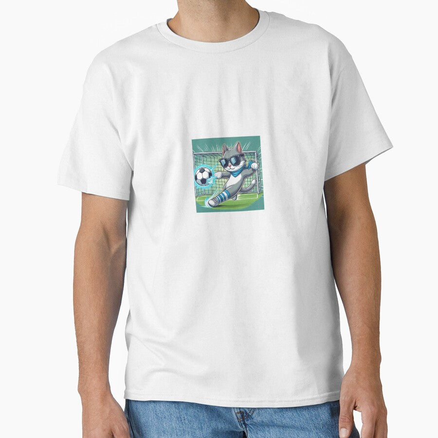 cool cat playing soccer by boomfire153