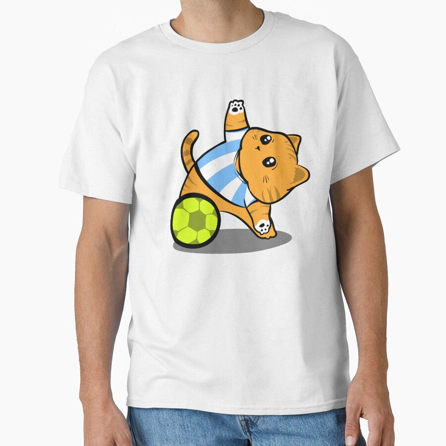 World Cup Cat Soccer – Cute Football Kitten Illustration by arivirus