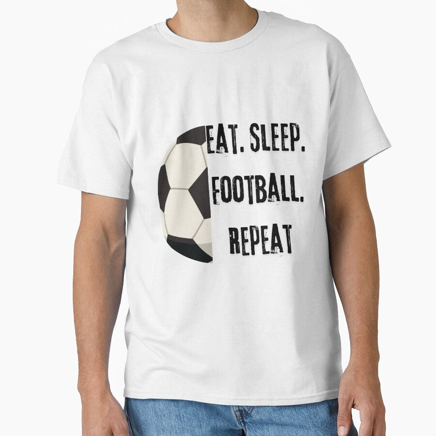 Eat. Sleep. Football. Repeat by KostekArtShop