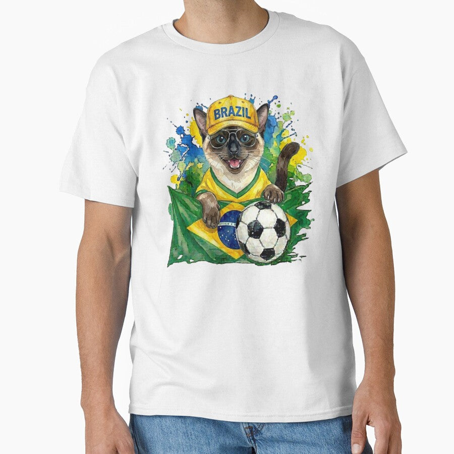 Siamese cat World Cup Brazil Suppawter by The Suppawters