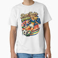 Down Under Striker Retro Soccer Girl Shirt by Prime legend