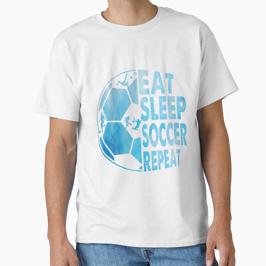 Eat Sleep Soccer Repeat For Youth Girls Boys Purple by heupelipocko