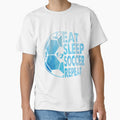 Eat Sleep Soccer Repeat For Youth Girls Boys Purple by heupelipocko