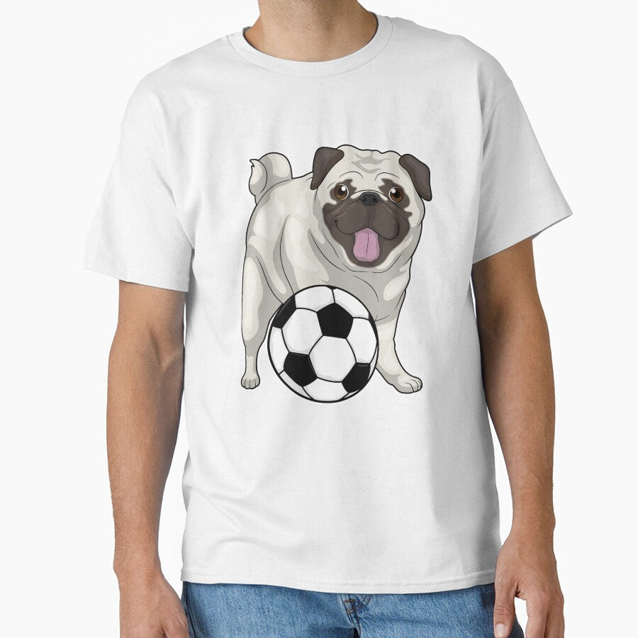 Pug Soccer player Soccer by Snabdesign84