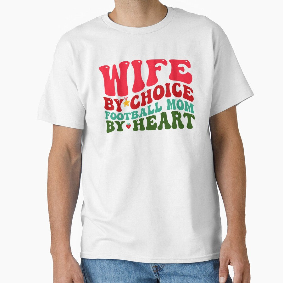 Wife Football Mom Christmas Xmas Funny Groovy by aymanehammi