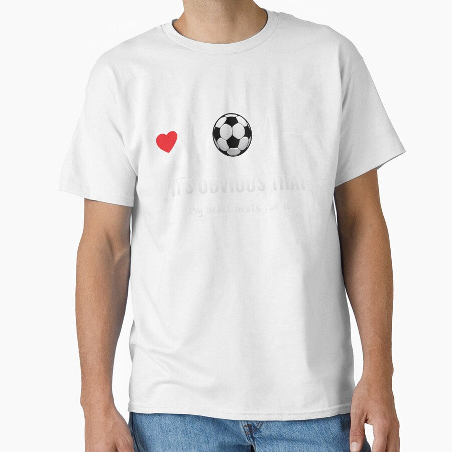 Soccer Heartbeat Soccer Lover Gift by R&BApparel
