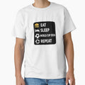Eat Sleep World Cup 2026 Repeat Funny Football Sticker by Pixanova