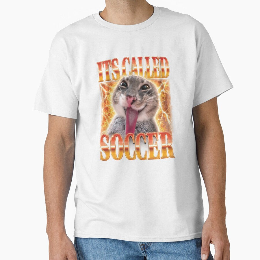 Soccer USA World Cup 2026 Funny Cat Meme by darkdotsdesigns