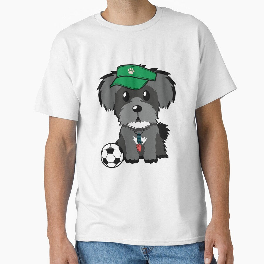 Soccer Player Schnauzer by Pet Station