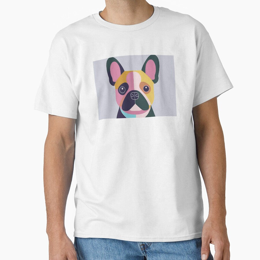 Graphic French Bulldog Portrait by Adam Regester