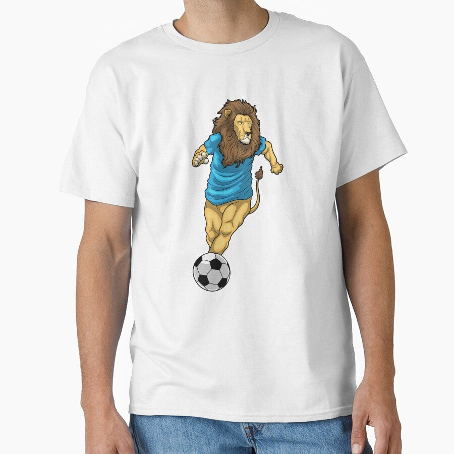 Lion Soccer player Soccer by Snabdesign84