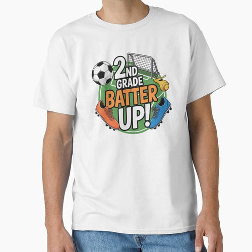 2nd Grade Batter Up Soccer Back To School by PietrzakDesign