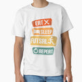 Eat Sleep Futsal Repeat Funny Futsal by charitashmoqs