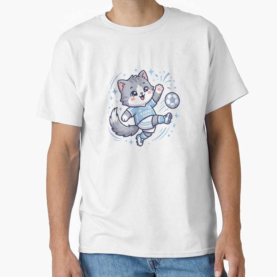 Kawaii Chibi Cat Soccer Player by  Cat Lady