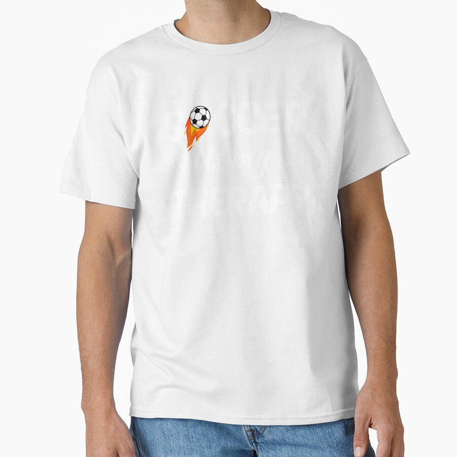 Soccer is my therapy, funny european football or soccer game enthusiast hobby by NBSStore