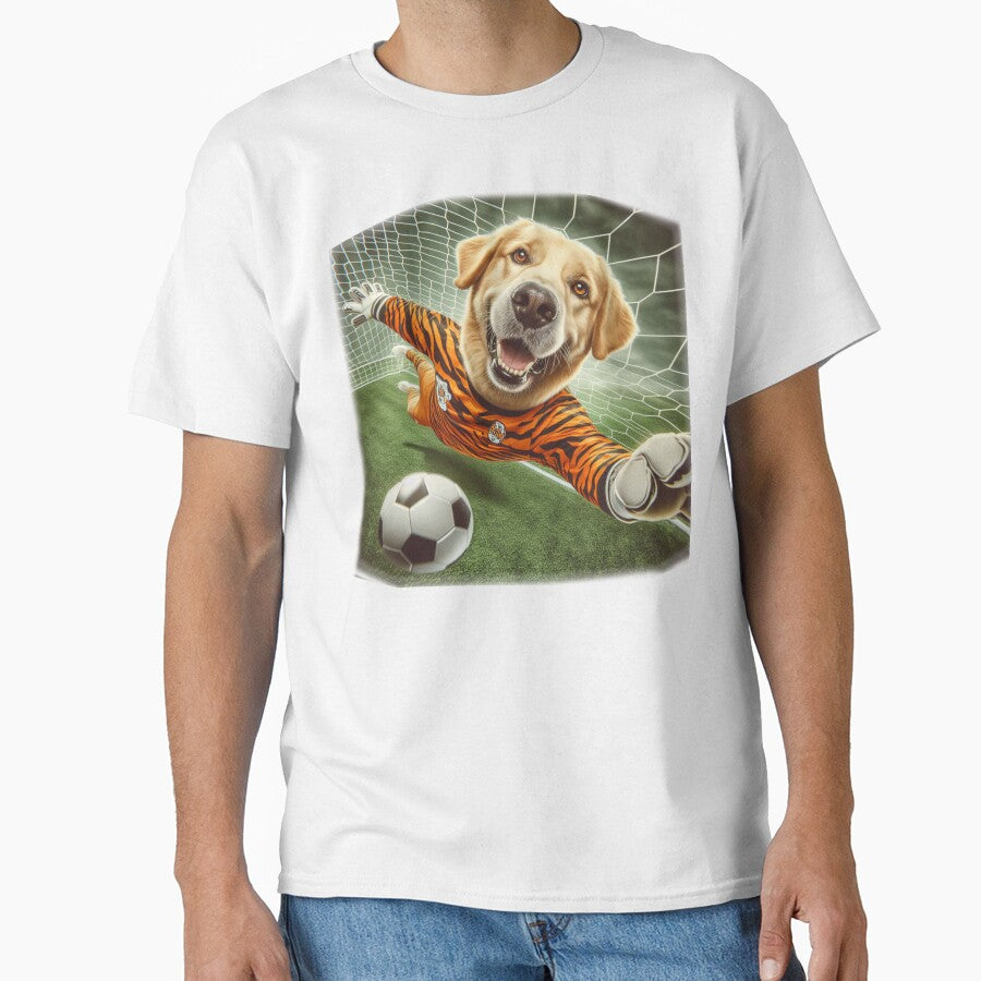 Golden Goalie Doggo by DesignerDoggo