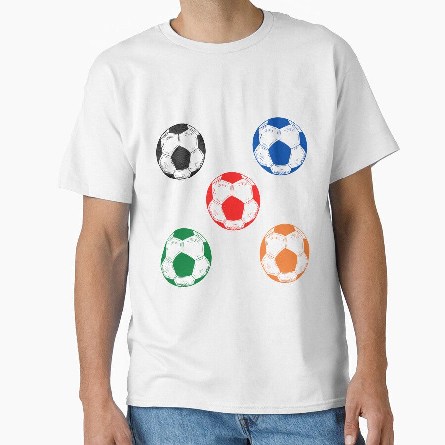 Soccer Ball Multi Colour Combo by ijdesigns