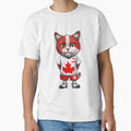 CANADA Sports Team: a Cat wearing colours of Canadian Flag D09 by PerfectDay2Play