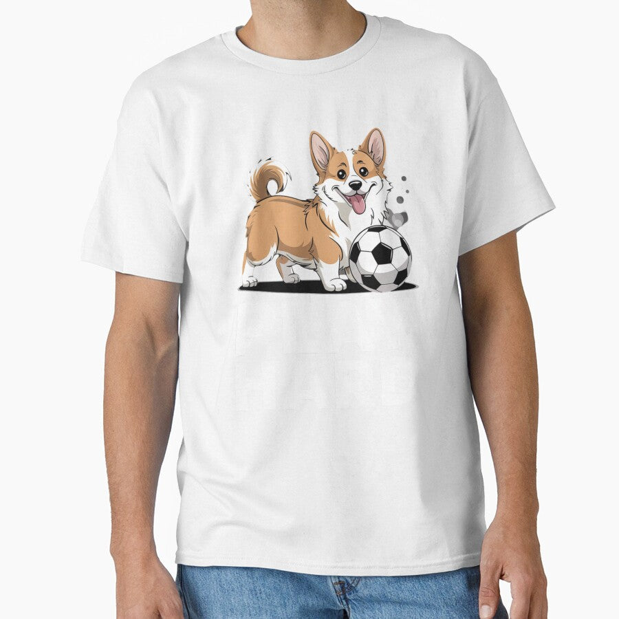 Soccer Corgi Dog Play Hard Team Sport Ball by Ikwalima