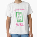 Eat Sleep Repeat WSL Women's Football Pitch T-Shirt – Womens Super League Soccer Fan Tee by WhackingTax