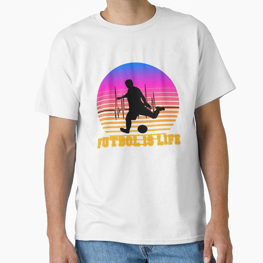 Mens Funny Futbol Is Life Gift For Everyone by Afcwilkinson309