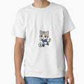 Cute Soccer Cat Playing Football by  Cat Lady