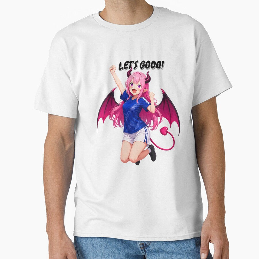 Noxie Lets Go Anime Sticker – Cute Demon Soccer Girl Blue Football Hype by NoxieCozyStudio
