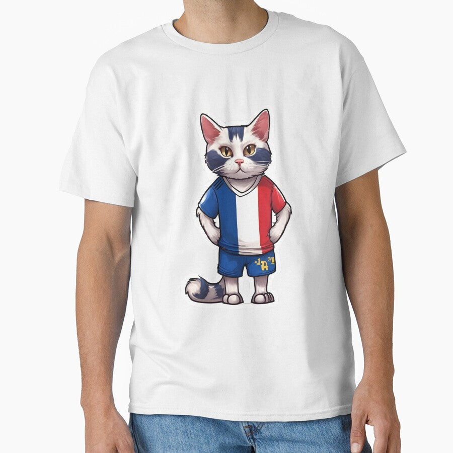 FRANCE Sports Team: a Cat wearing colours of French Flag D06 by PerfectDay2Play