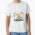 Soccer 7th Birthday For Boys Kids Turning Age 7 Years Old by clothesy7