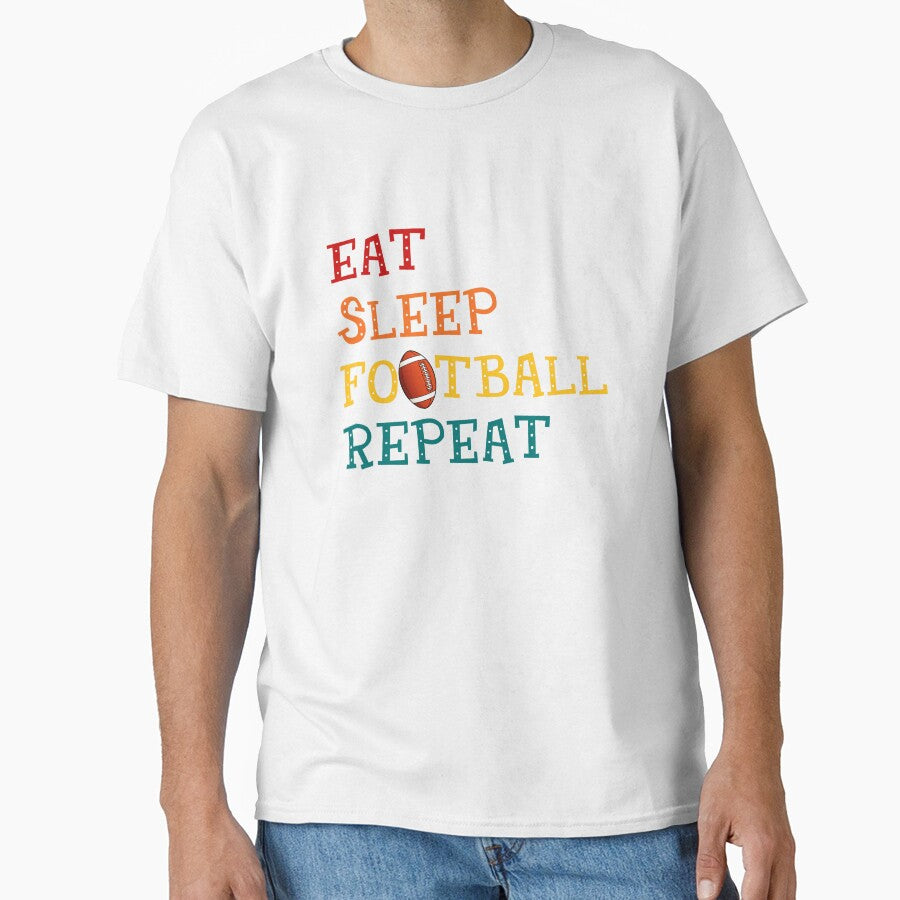 Eat Sleep Football Repeat Football Lovers by GabrieSketcham