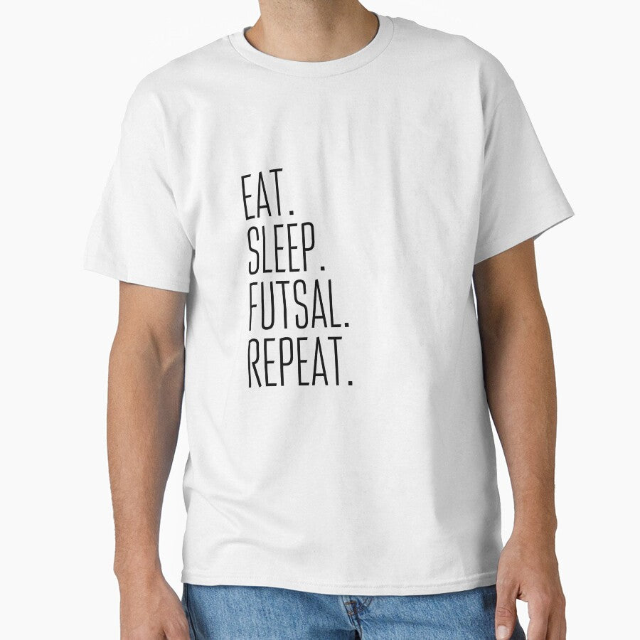 Eat Sleep Futsal Repeat by Amzg-Designs