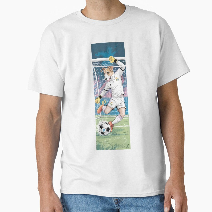 Goalie Dog Soccer Fan Art By Merch, Limited Edition by JERICHOALBERT2