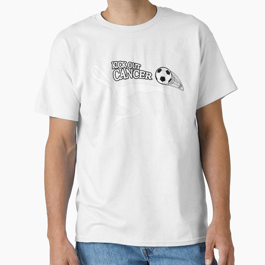 lung cancer Awareness white ribbon kick out cancer by shaderepublic